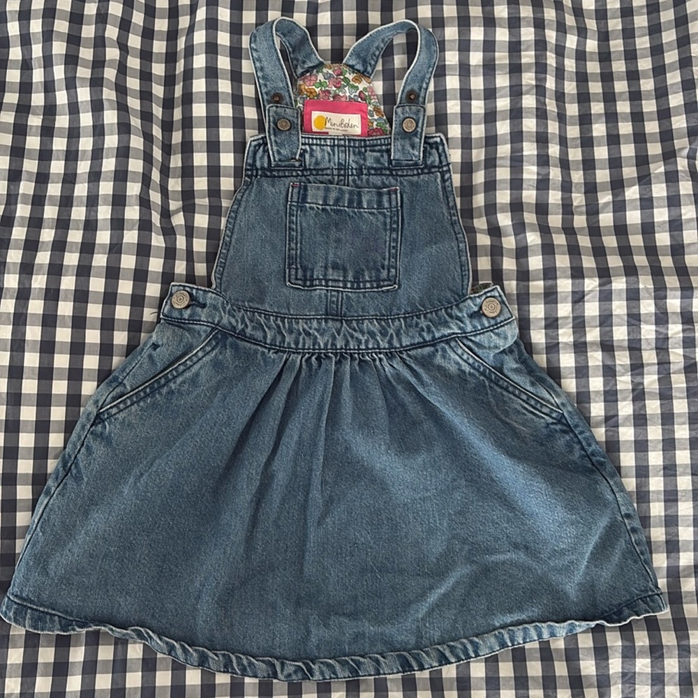 Mini boden denim jumper size 5/6